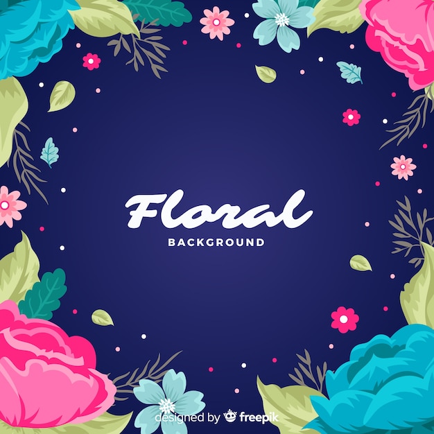 Fond Plat Floral