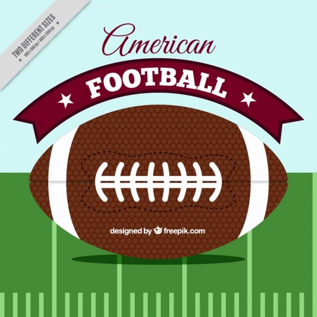 fond plat de football américain