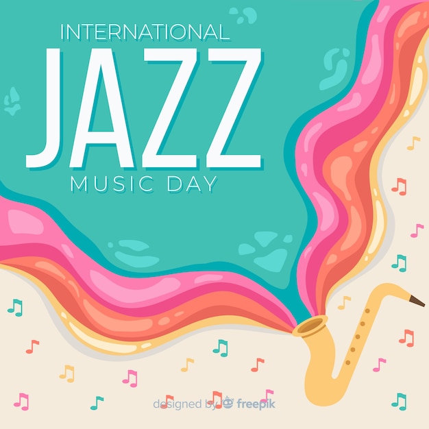 Fond plat international de jazz