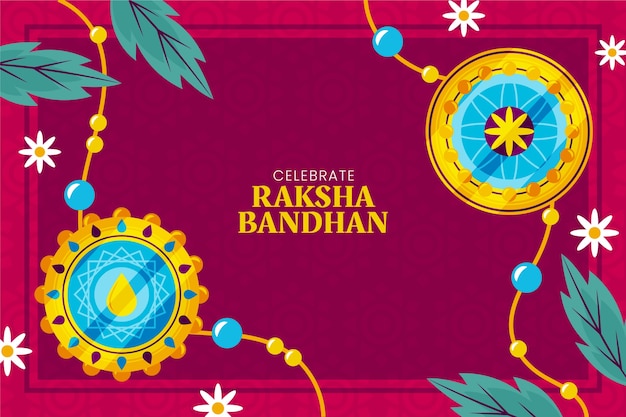 Fond plat raksha bandhan