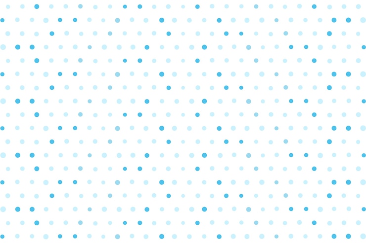 Vecteur gratuit fond de points bleus dessinés à la main