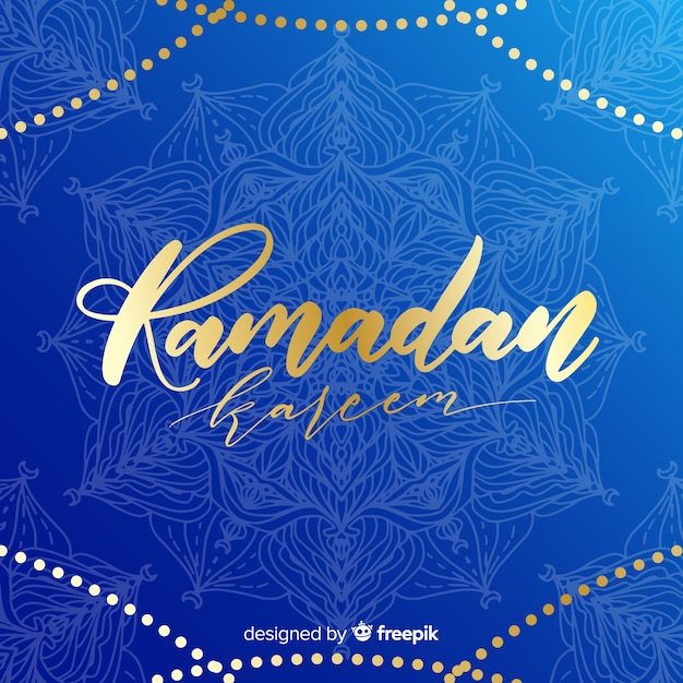 Vecteur gratuit fond de ramadan dessiné à la main