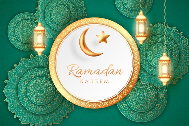 Fond de ramadan réaliste