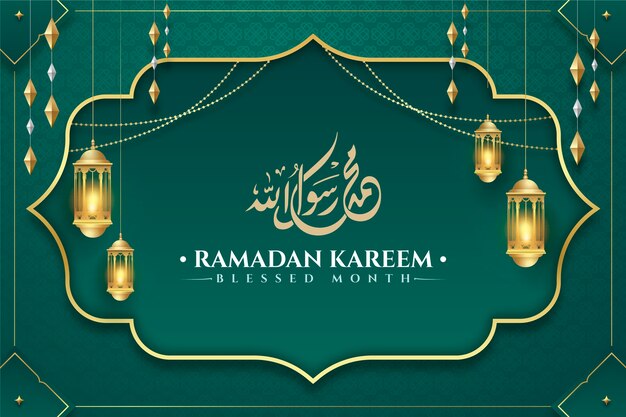Fond de ramadan réaliste
