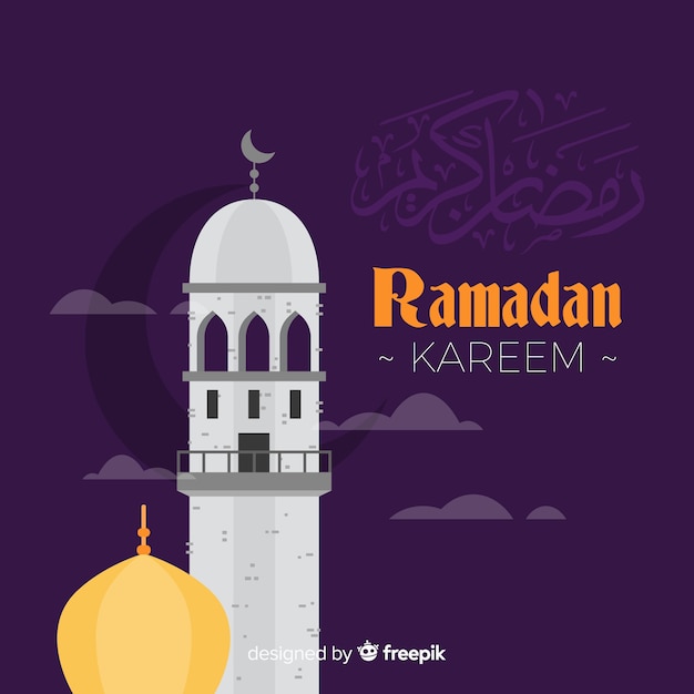 Vecteur gratuit fond de ramadan