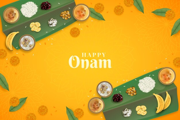 Fond Réaliste Pour La Célébration D'onam