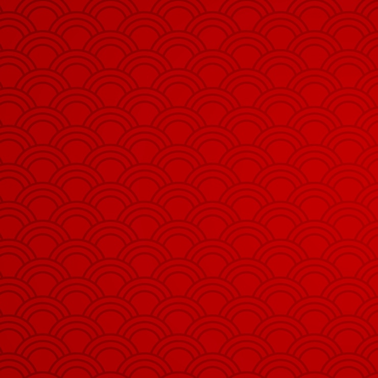 Vecteur gratuit fond rouge avec des motifs abstraits