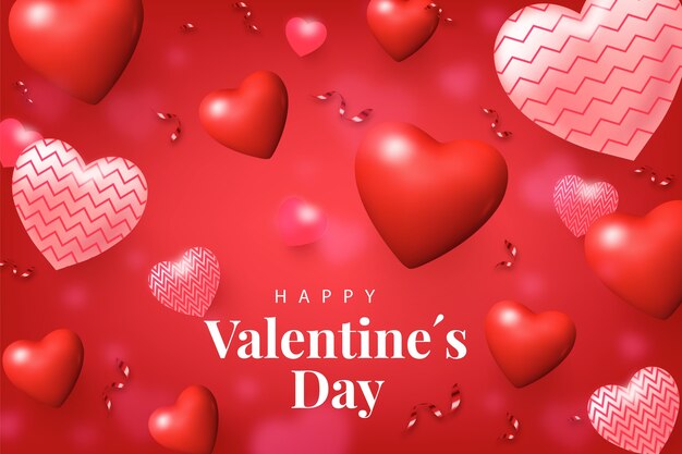 Fond de saint valentin réaliste