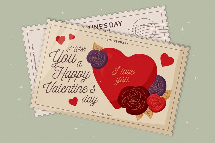 Vecteur gratuit fond de saint valentin vintage