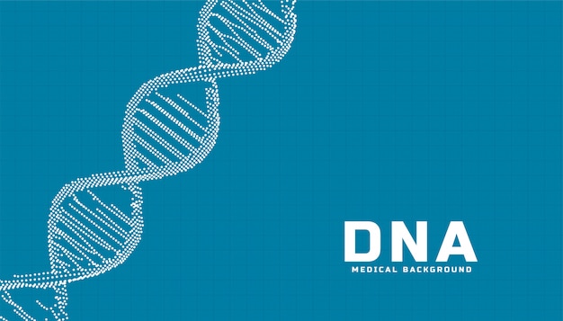 Fond de soins de santé des sciences médicales avec l'ADN