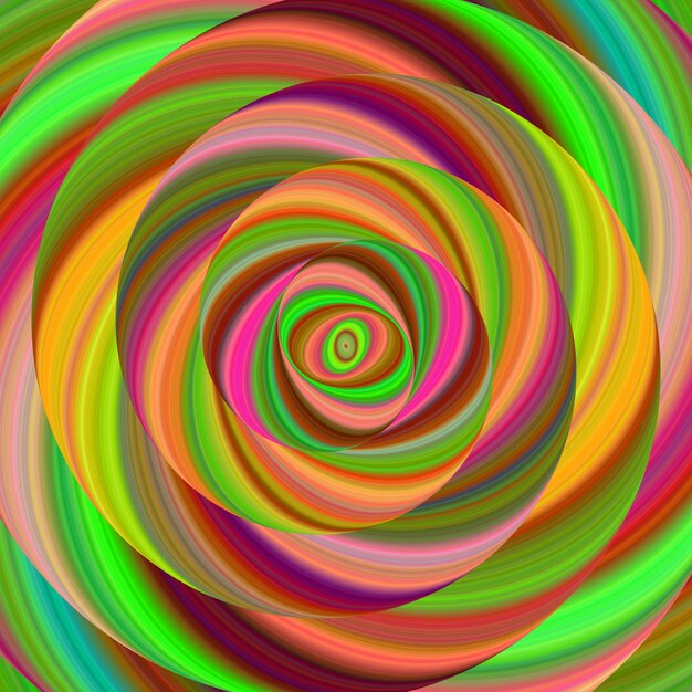Fond spirale multicolore