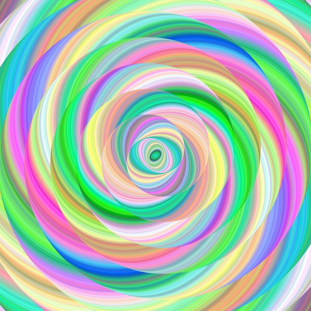 Fond spirale multicolore