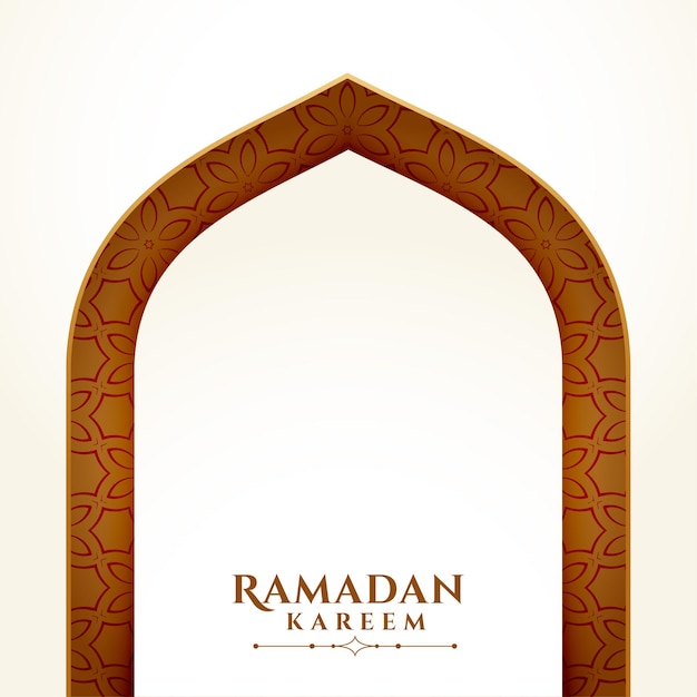 Vecteur gratuit fond de style arabe ramadan kareem