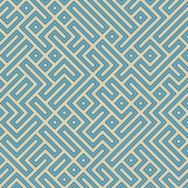 Fond de style labyrinthe abstrait