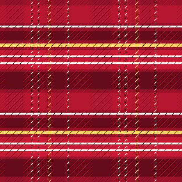 Fond De Style Plaid Avec Des Couleurs Sur Le Thème De Noël