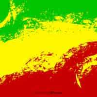 Vecteur gratuit fond de style reggae