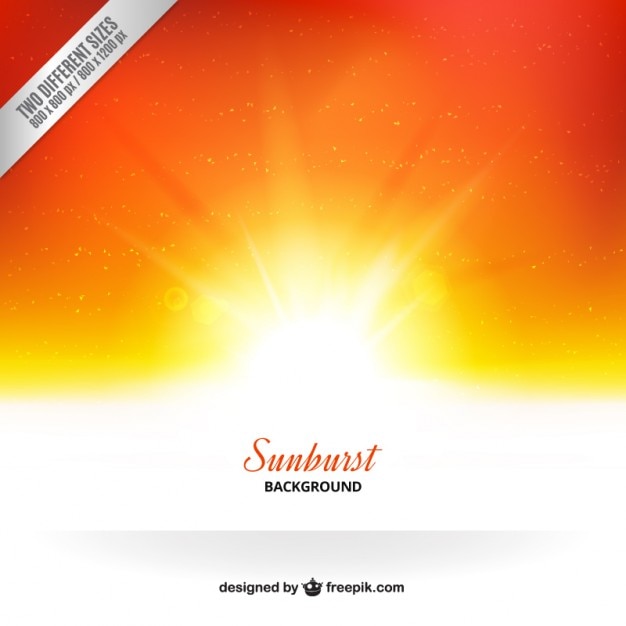 Vecteur gratuit fond sunburst