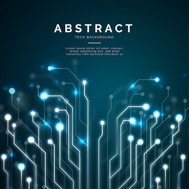 Fond De Technologie Abstraite Moderne