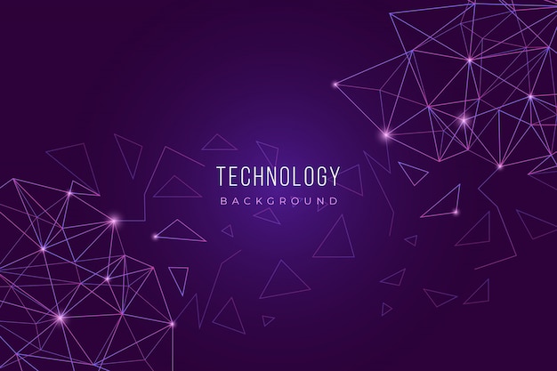 Fond de technologie violet