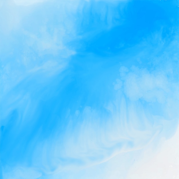 Fond de texture aquarelle bleue élégante