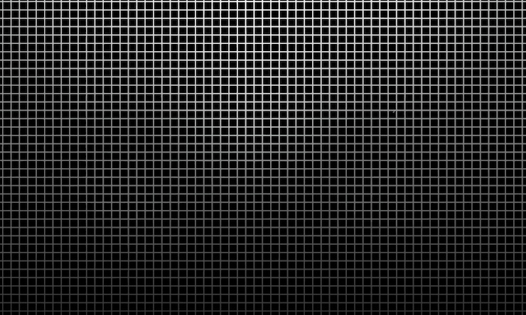 Vecteur gratuit fond de texture de grille métallique
