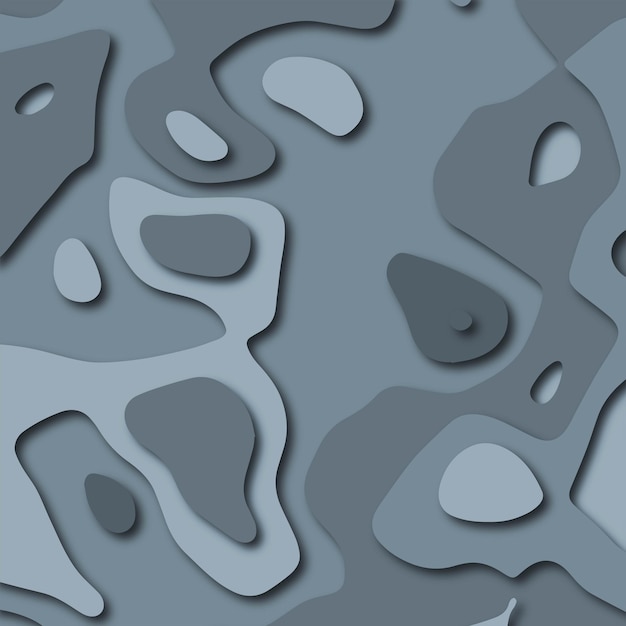 Fond de texture papercut gris moderne