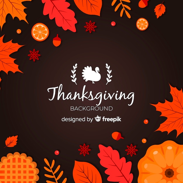 Fond De Thanksgiving Au Design Plat