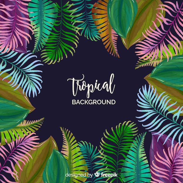 Fond Tropical