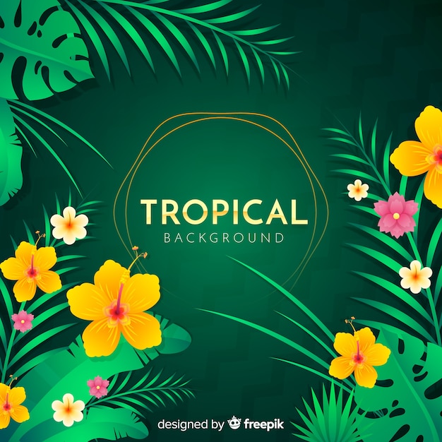 Fond Tropical