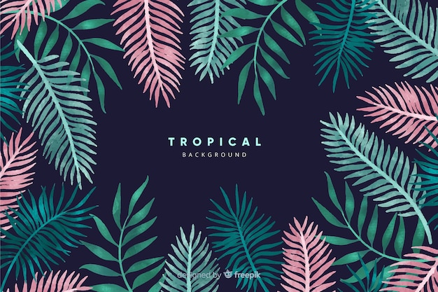 Fond tropical