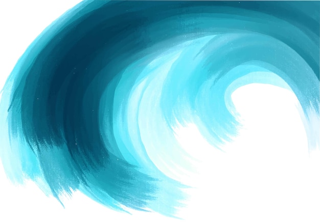 Vecteur gratuit fond de vague de l'océan bleu puissant