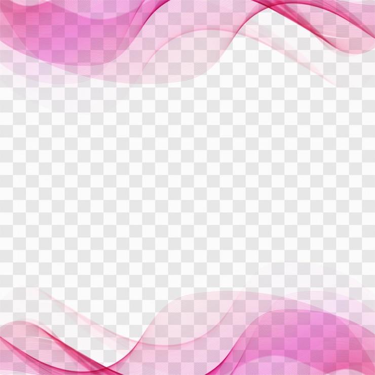 Vecteur gratuit fond vague rose