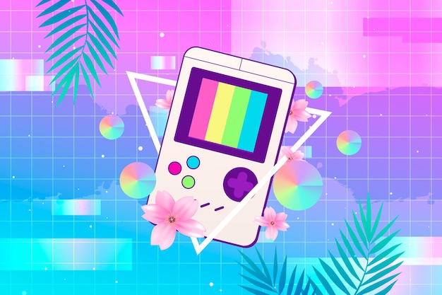 Fond De Vaporwave Vintage