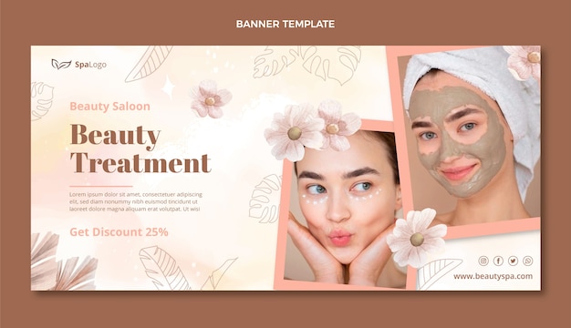 Fond de vente spa aquarelle