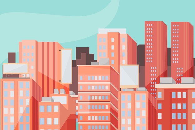 Fond de ville urbaine pour la vidéoconférence