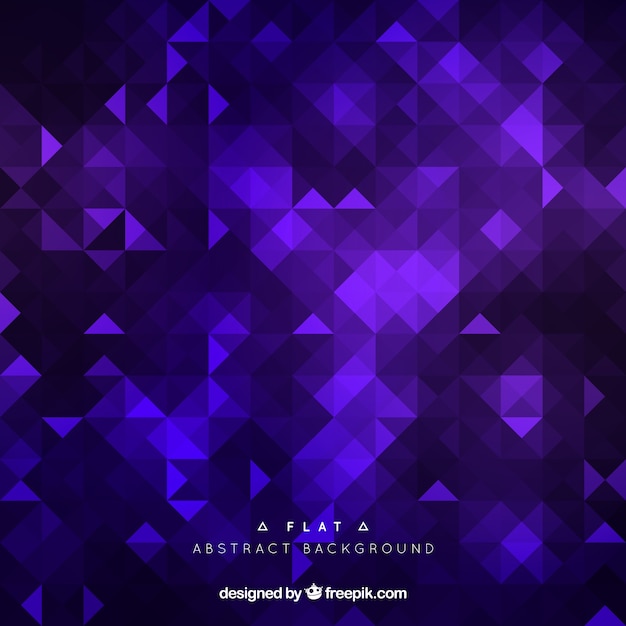 Fond violet aux triangles