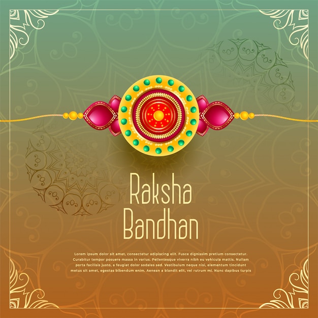 Fond De Voeux Premium Raksha Bandhan