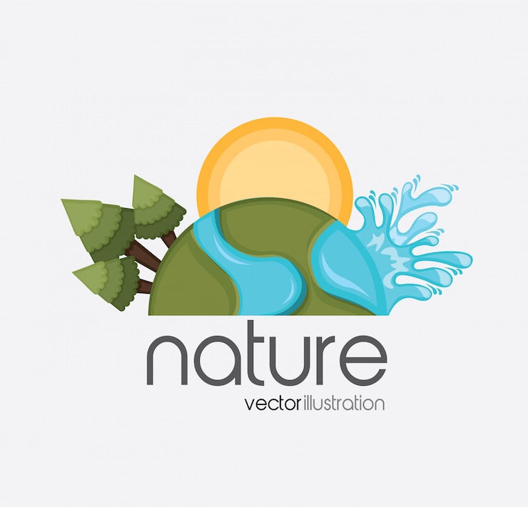 Vecteur gratuit forêt nature