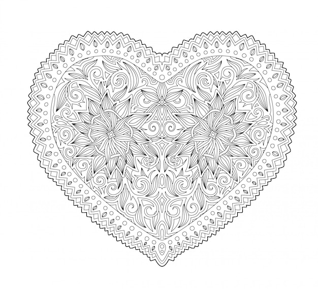 Forme De Coeur Noir Et Blanc Sur Fond Blanc Vecteur Premium Forme De Coeur Noir Et Blanc Sur Fond Blanc Vecteur Premium