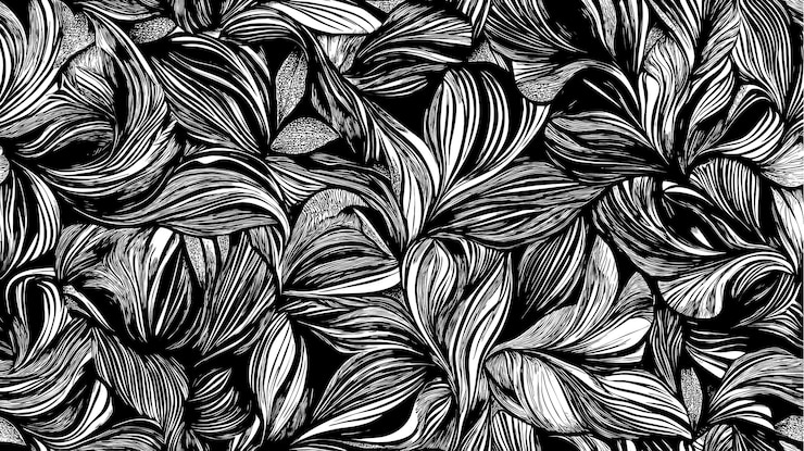 Vecteur gratuit forme organique motif floral