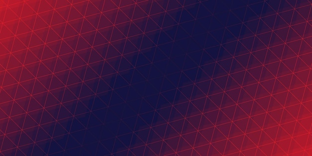 forme triangulaire rouge et fond de motif de ligne
