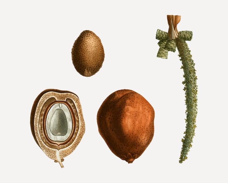 Vecteur gratuit fruits du palmier dattier