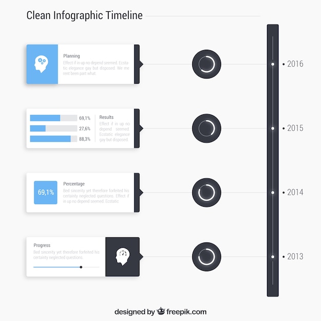 Vecteur gratuit le gabarit du calendrier clean