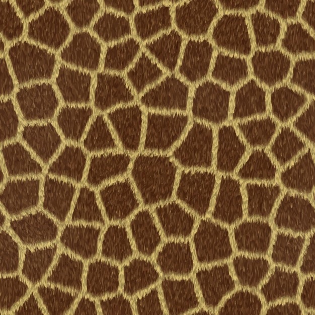 Vecteur gratuit giraffe texture des cheveux