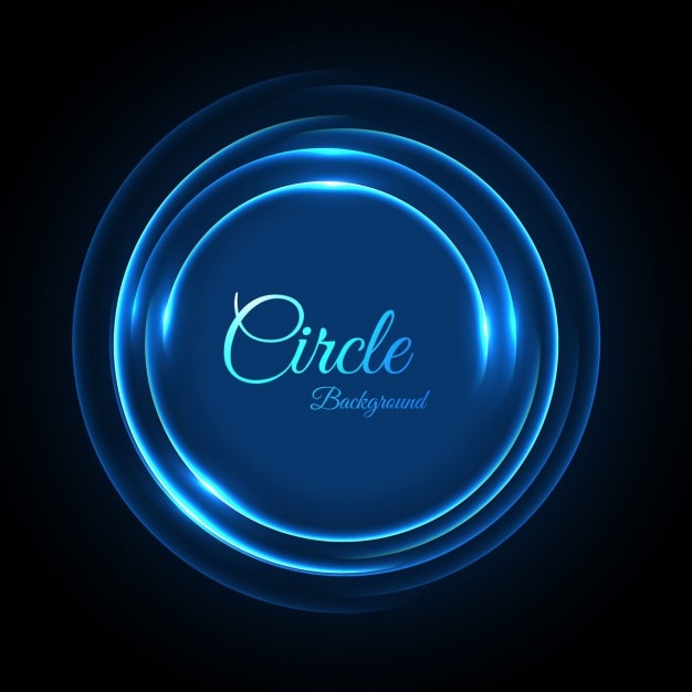 Vecteur gratuit glowing circle background