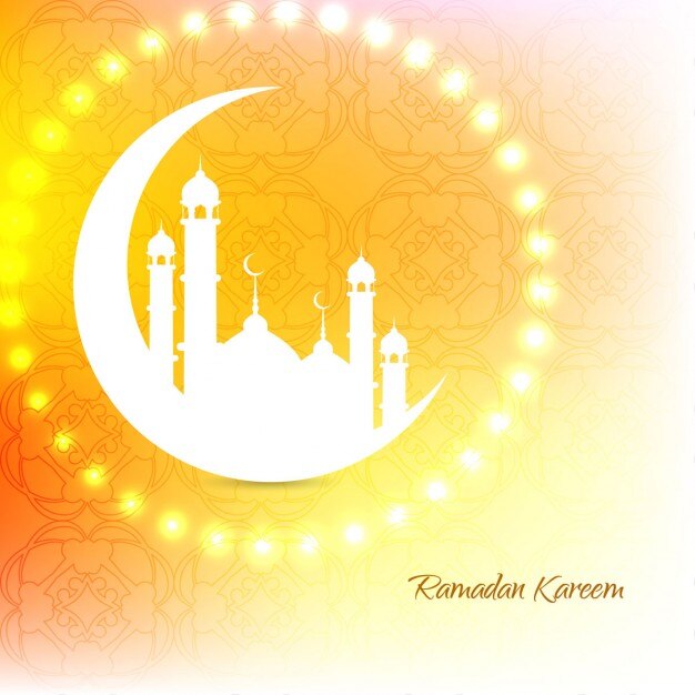 Glowing design fond islamique