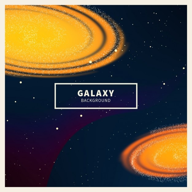 Vecteur gratuit glowing galaxy contexte