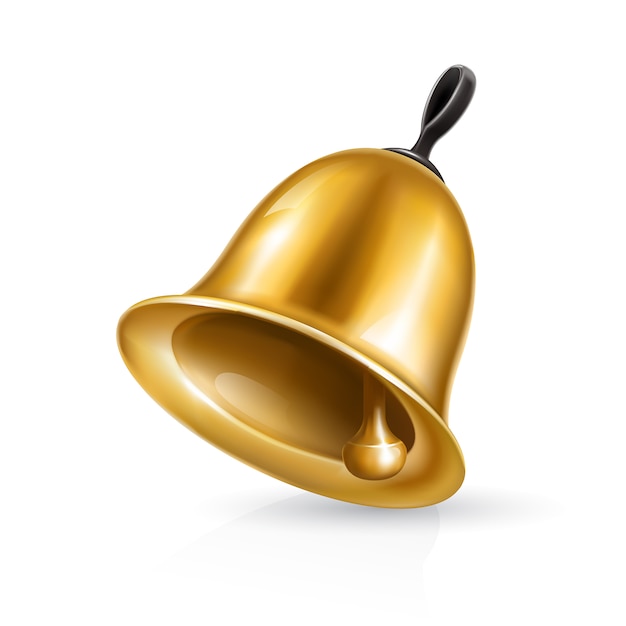 Vecteur gratuit golden bell