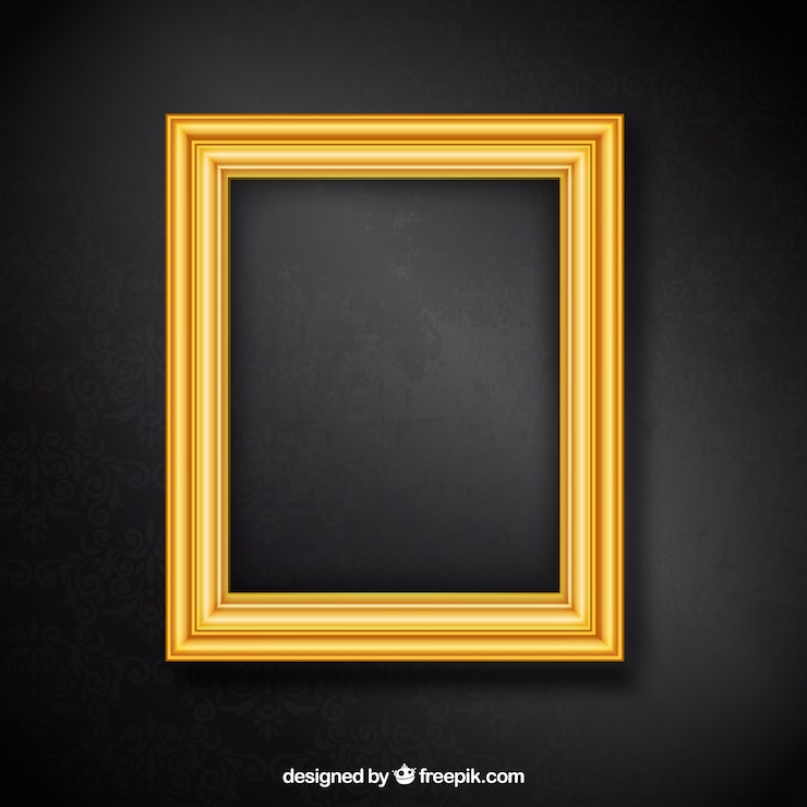 Vecteur gratuit golden frame