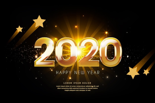 Golden nouvel an 2020